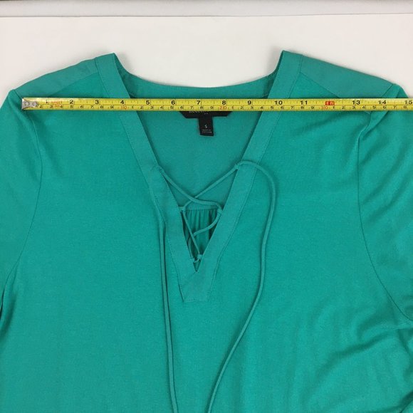 Banana Republic Popover Lace Up Blouse - Picture 7 of 9